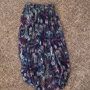 High waisted maxi skirt